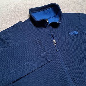 The North Face Mens Blue Full Zip Jacket Long Sleeve Size Medium